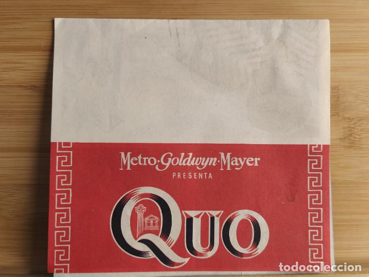 Cine: QUO VADIS-PROGRAMA DE CINE ANTIGUO-VER FOTOS-(K-11.559)