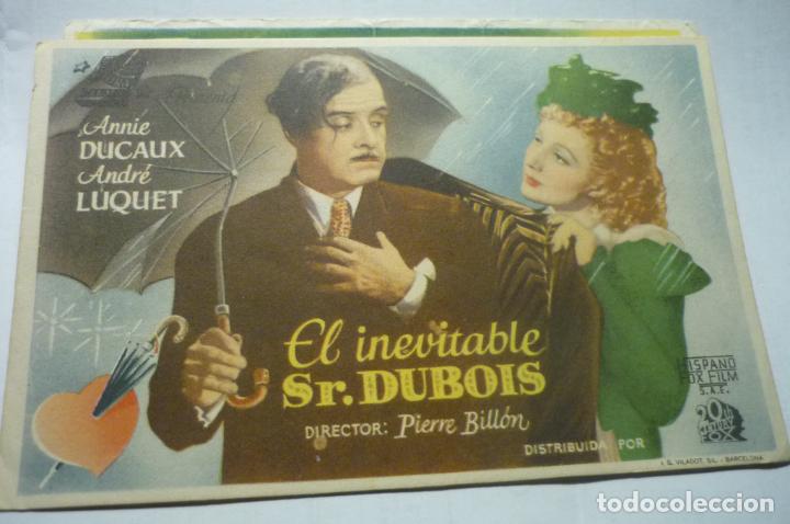 Cine: programa el inevitable sr. dubois.- - Foto 1
