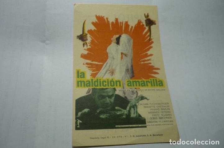 Cine: programa la maldicion amarilla-publicidad - Foto 1