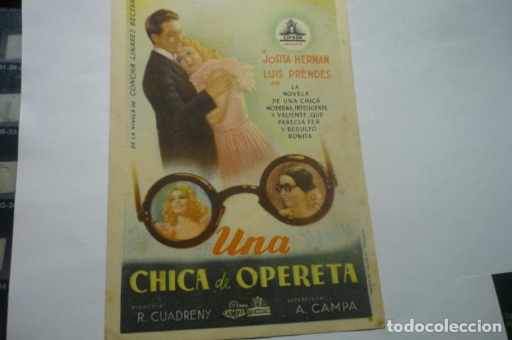 Cine: programa una chica de operet- josita hernan - Foto 1
