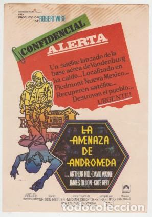 Cine: LA AMENAZA DE ANDROMEDA - Foto 1