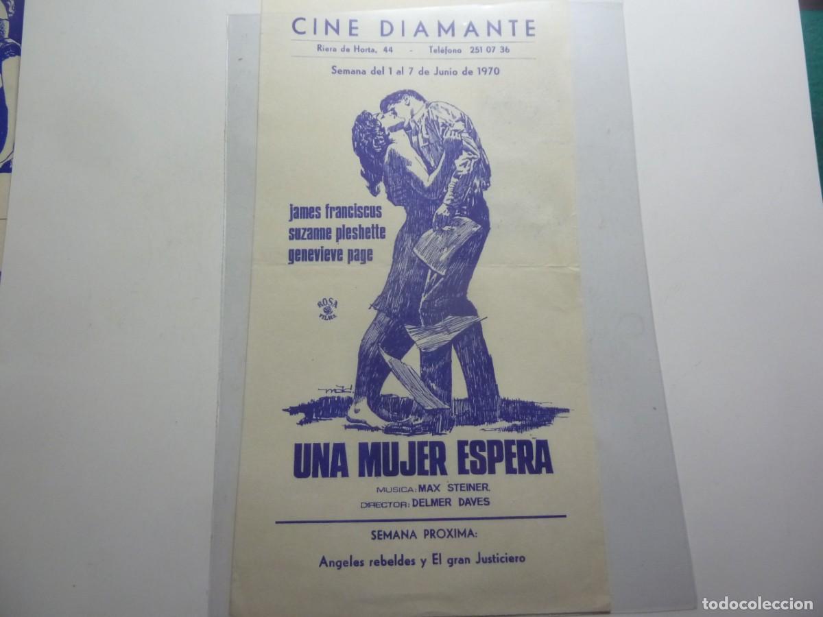 Cine: PROGRAMA CINE LOCAL UNA MUJER ESPERA 1970 - Foto 1