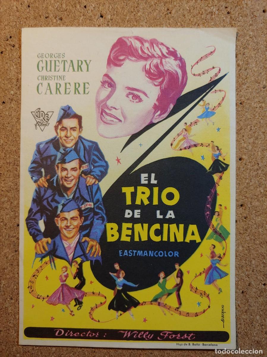 folleto de mano de la pelicula el trio de la be - Compra venta en  todocoleccion