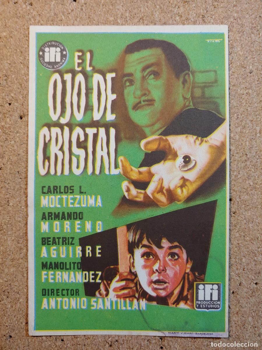 Cinema: FOLLETO DE MANO DE LA PELICULA EL OJO DE CRISTAL
