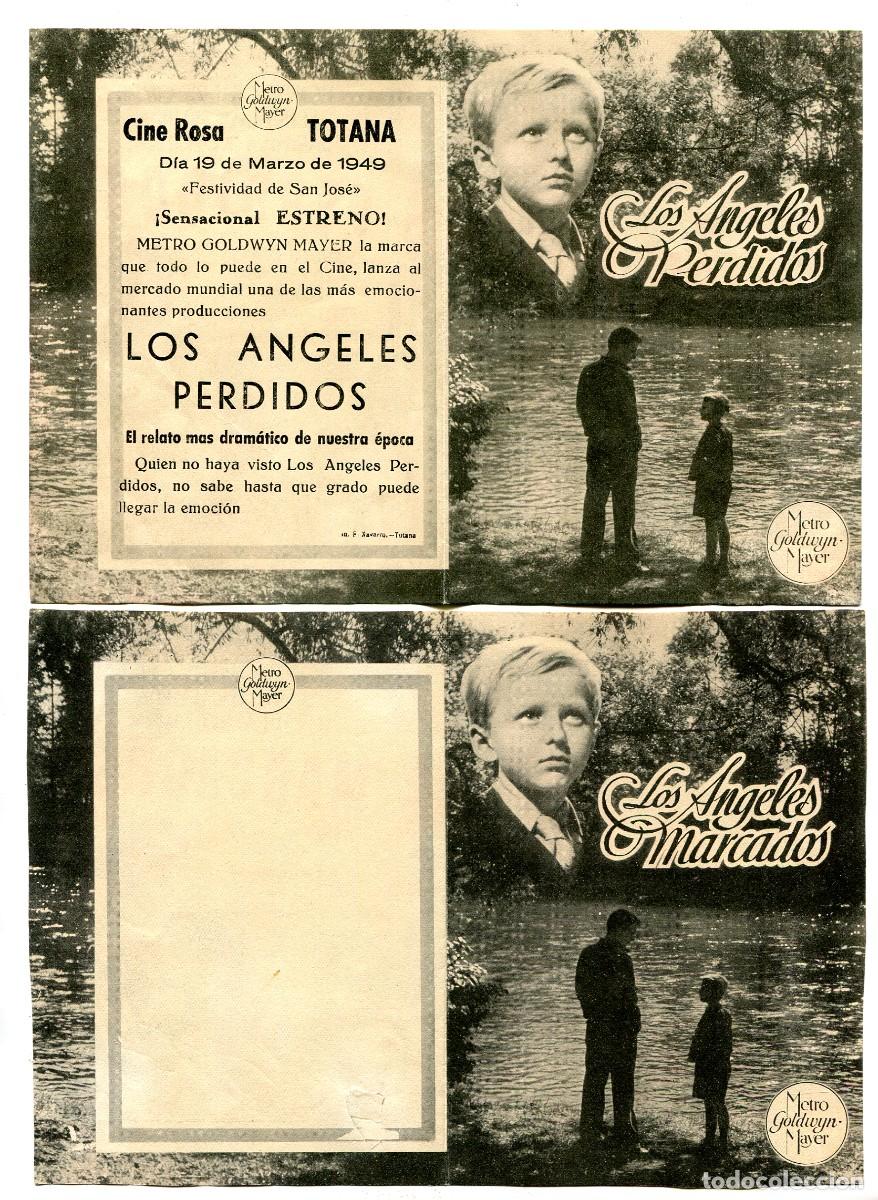 Flyers Publicitaires de films Anciens: LOS &Aacute;NGELES MARCADOS, con Montgomery Clift. (y los &Aacute;ngeles perdidos).