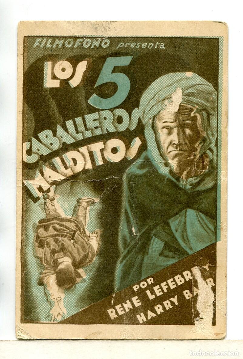 Cine: LOS 5 CABALLEROS MALDITOS, con Harry Baur. - Foto 1
