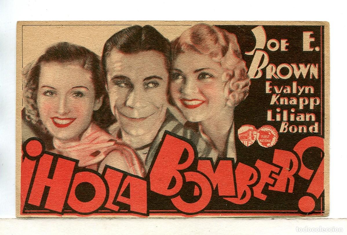 Cine: HOLA BOMBERO, con Joe E. Brown. - Foto 1