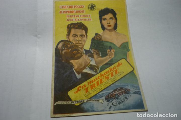 Cine: programa la muchacha de triestre.-jean pierre aumont- - Foto 1