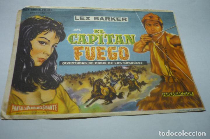 Cine: programa el capitan fuego lex barker - publicidad - Foto 1