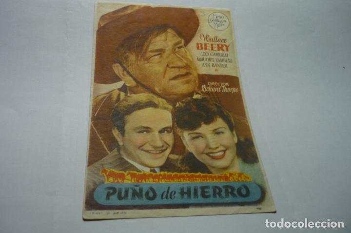Cine: programa pu&ntilde;o de hierro wallace beery publicidad - Foto 1