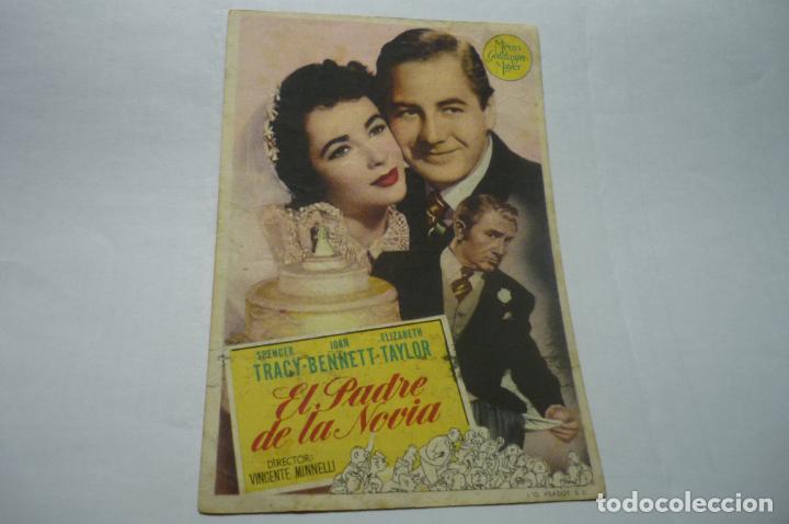 Cine: PROGRAMA EL PADRE DE LA NOVIA SPENCER TRACY PUBLICIDAD - Foto 1
