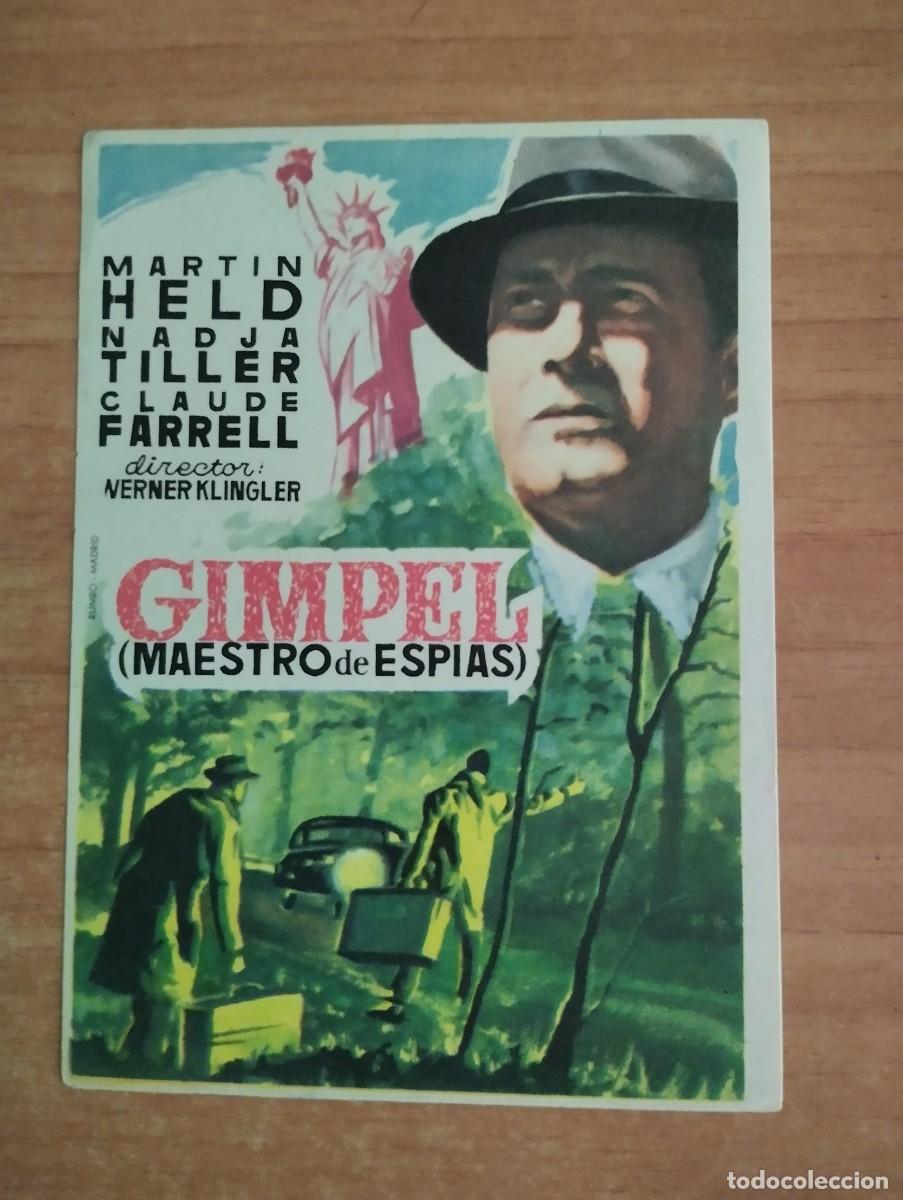 Cine: VERDE2-- PROGRAMA DE CINE - GIMPEL. MAESTRO DE ESP&Iacute;AS - Foto 1