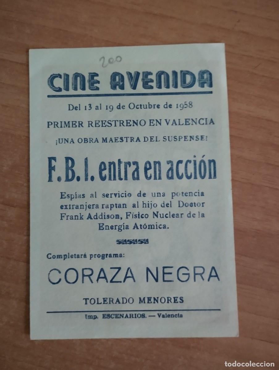 Cine: VERDE2-- PROGRAMA DE CINE - FBI ENTRA EN ACCION ct - Foto 2