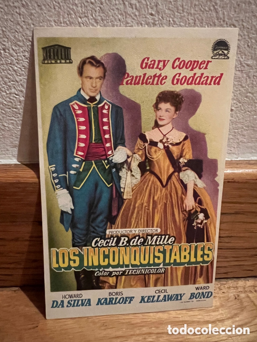 Cine: Los inconquistables Cecil B. de Mille Gary Cooper Paulette Goddard