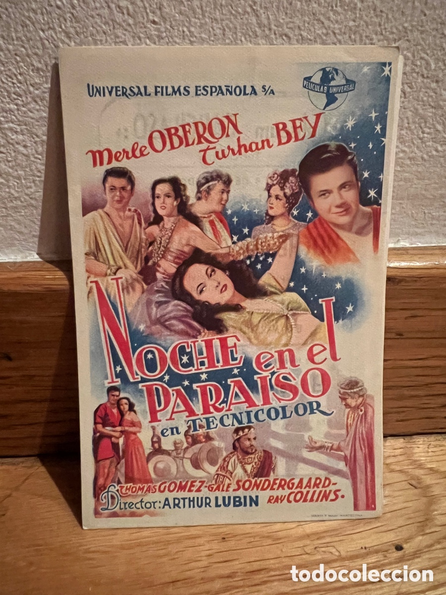 Kino: Noche en el para&iacute;so en tecnicolor Arthur Lubin