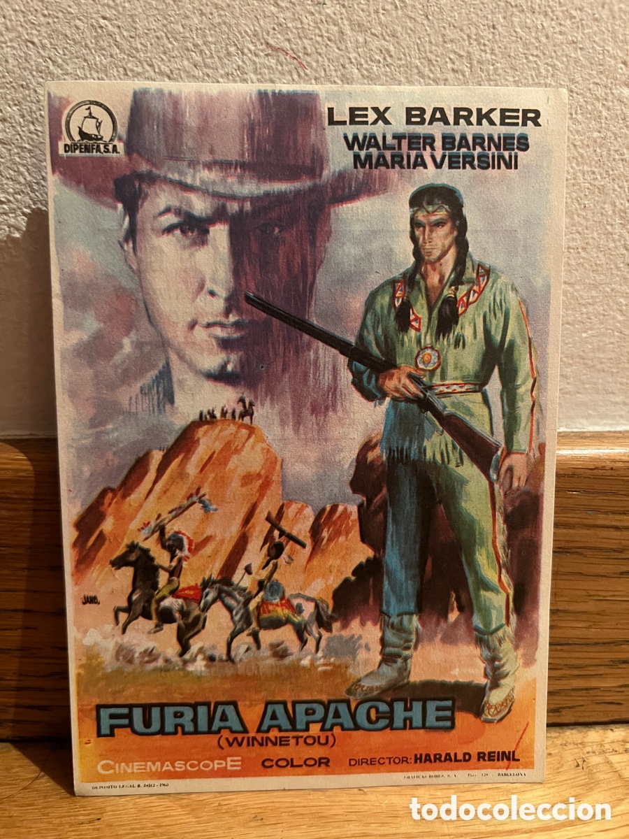 Cine: Furia Apache Lex Barker Walter Barnes Maria Versini - Foto 1