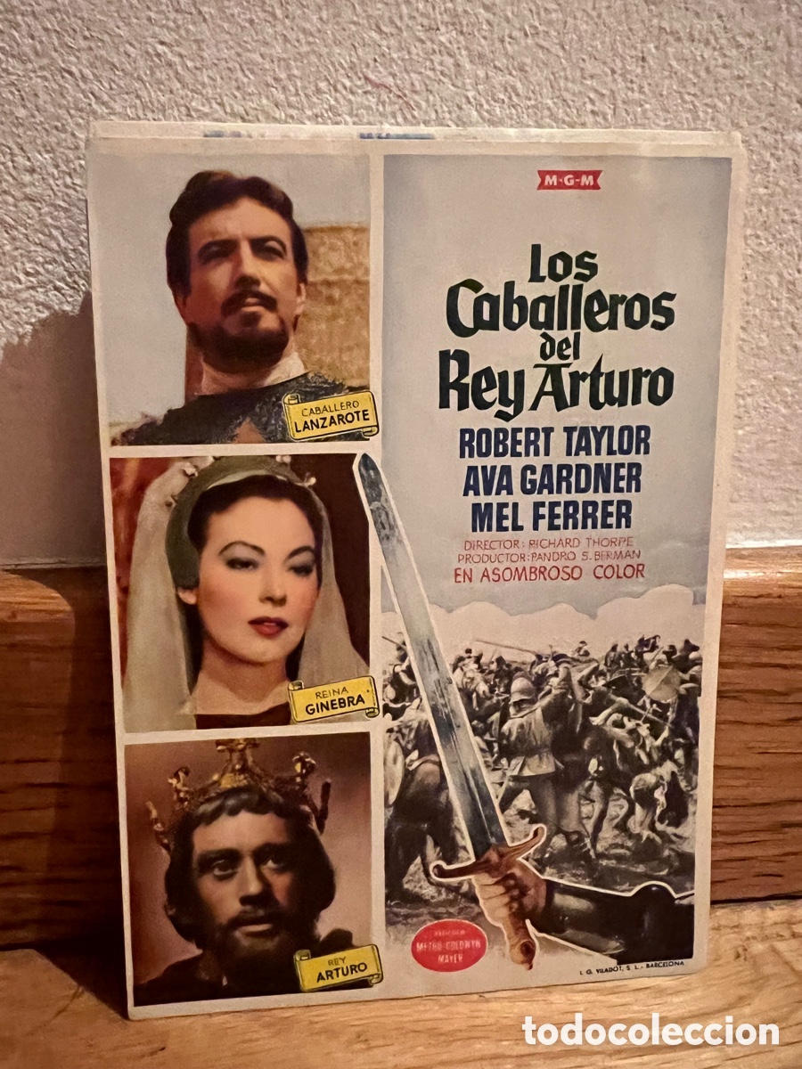 Cine: Los caballeros del rey Arturo Robert Taylor Ava Gardner Mel Ferrer
