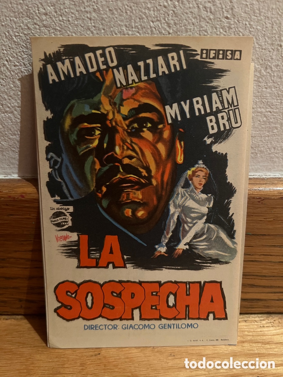 Kino: La sospecha Amadeo Nazzari Myriam Bru