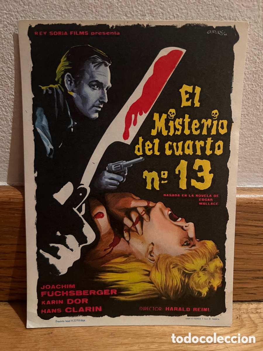 Kino: El Misterio del cuarto n&deg; 13 Joachim Fuchsberger