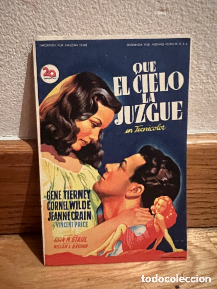 Cine: Que el cielo la juzgue Gene Tierney - Foto 1