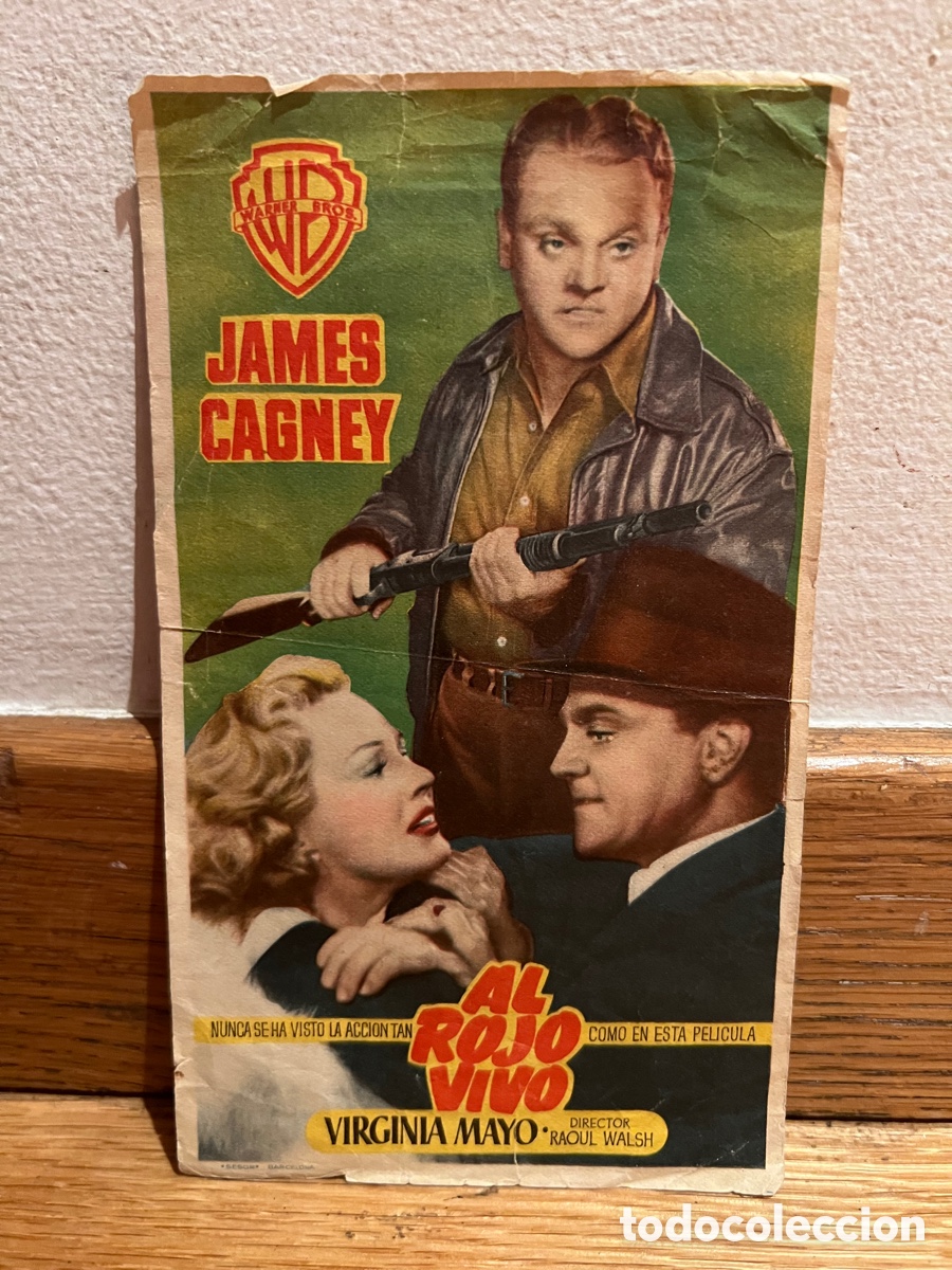  Flyers Publicitaires de films Anciens: Al rojo vivo James Cagney