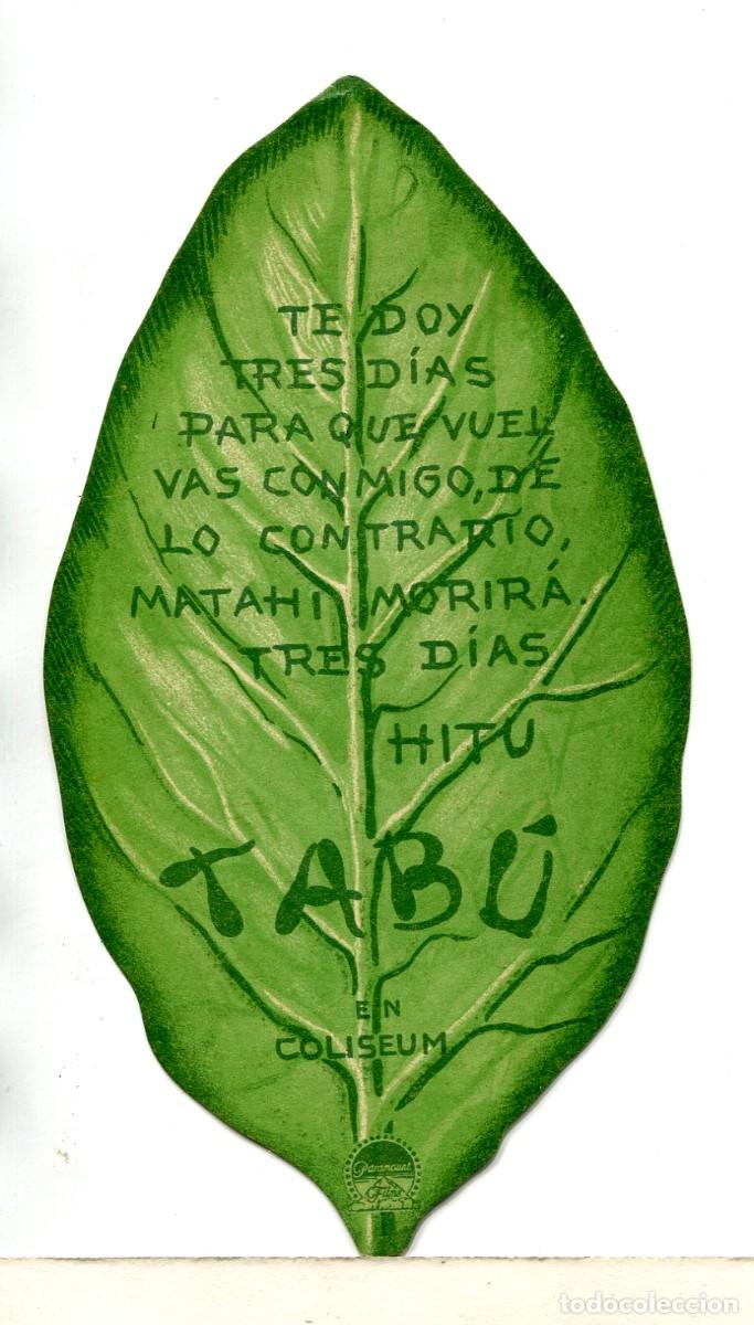 Cine: TAB&Uacute;. - Foto 1