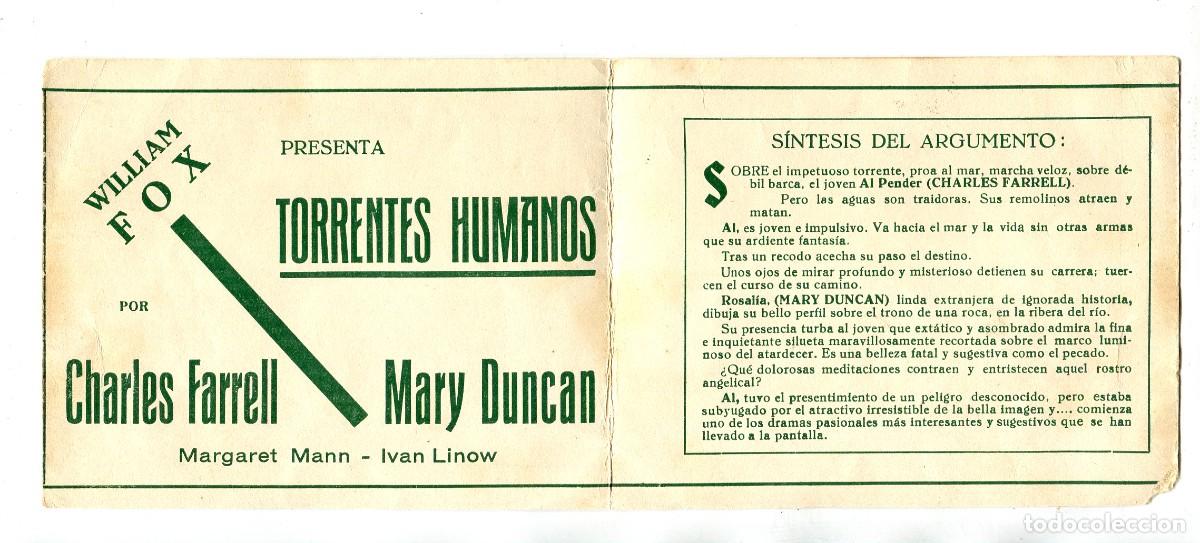 Cine: TORRENTES HUMANOS, con Charles Farrell. - Foto 2