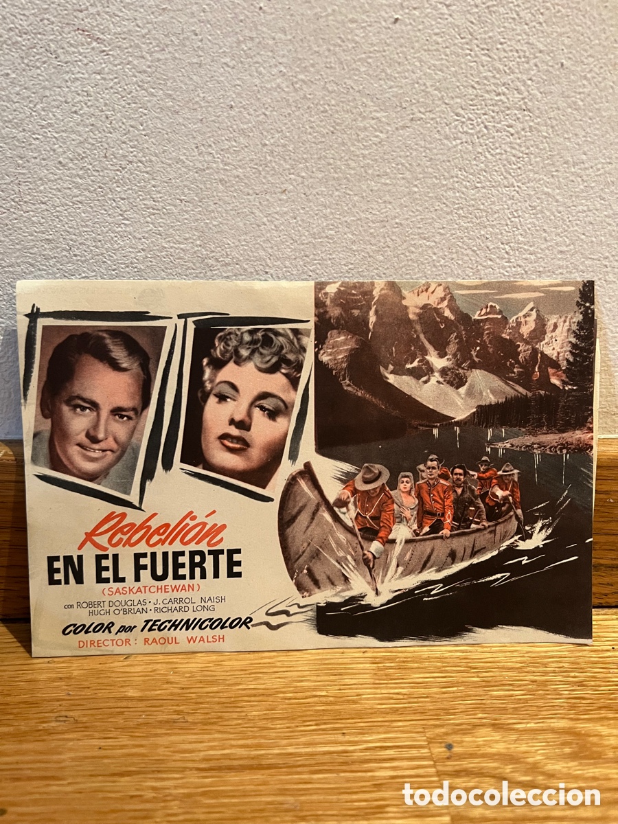  Flyers Publicitaires de films Anciens: Rebeli&oacute;n en el fuerte Robert Douglas