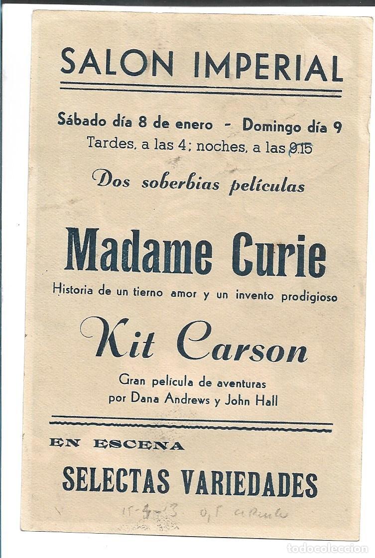 Cine: PROGRAMA DE CINE CON PUBLICIDAD - Foto 2