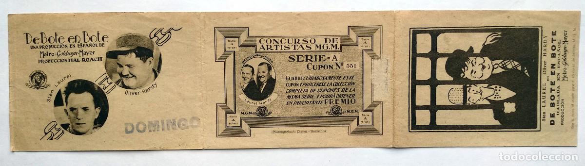 Cine: DE BOTE EN BOTE, con Stan Laurel y Oliver Hardy. - Foto 1