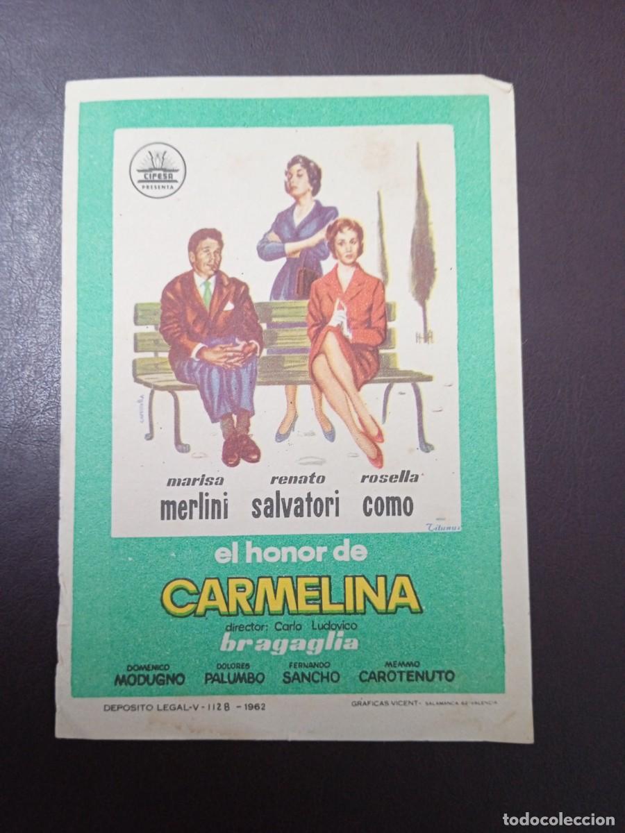 Cine: El honor de Carmelina - Foto 1