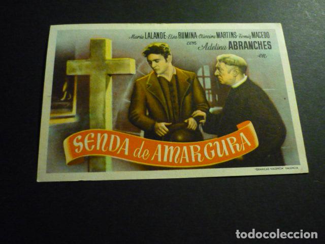 Cine: SENDA DE AMARGURA PROGRAMA DE MANO SIN PUBLICIDAD - Foto 1