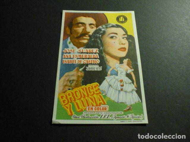 Cine: BRONCE Y LUNA PROGRAMA DE MANO SIN PUBLICIDAD - Foto 1