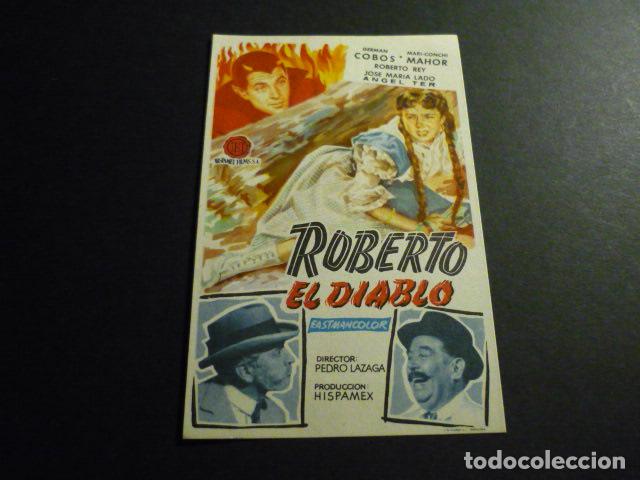 Cine: ROBERTO EL DIABLO PROGRAMA DE MANO SIN PUBLICIDAD - Foto 1
