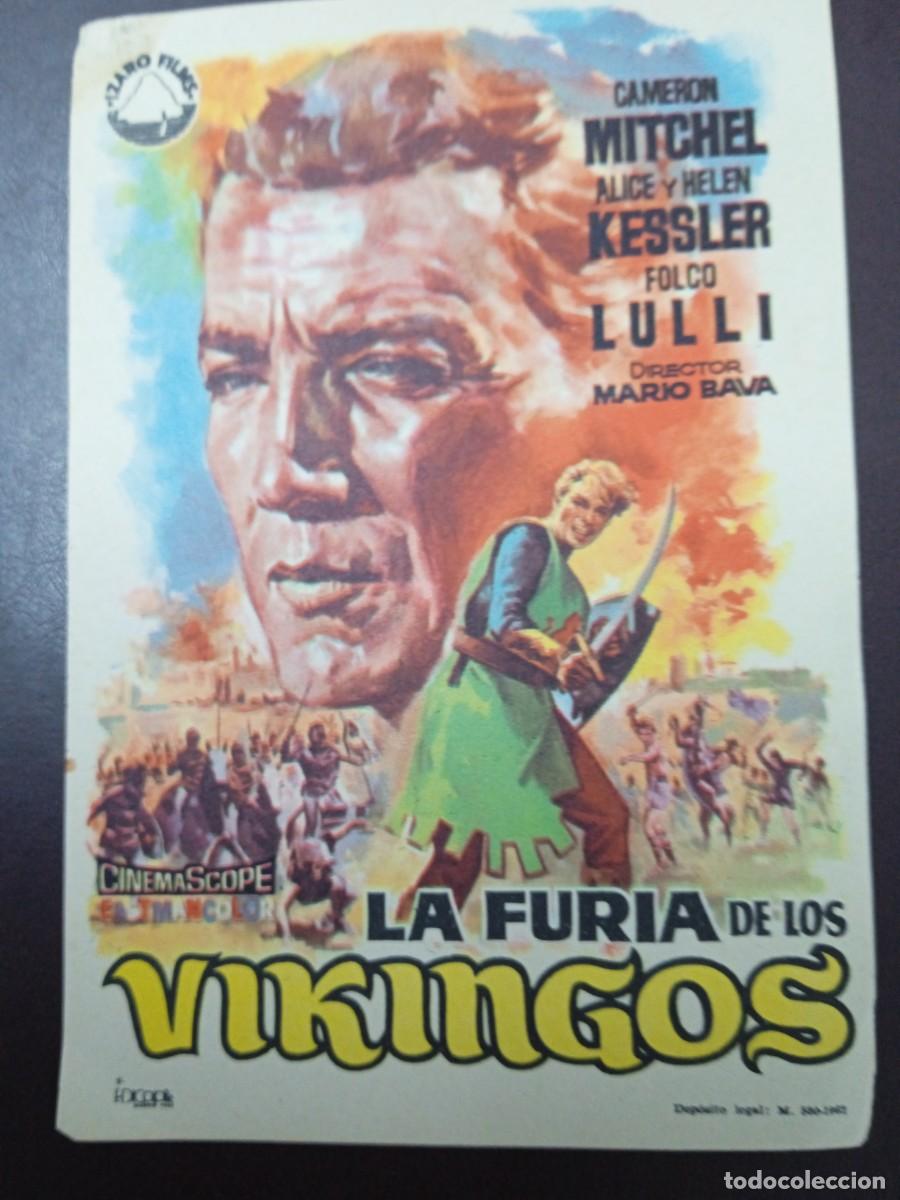  Flyers Publicitaires de films Anciens: La furia de los vikingos