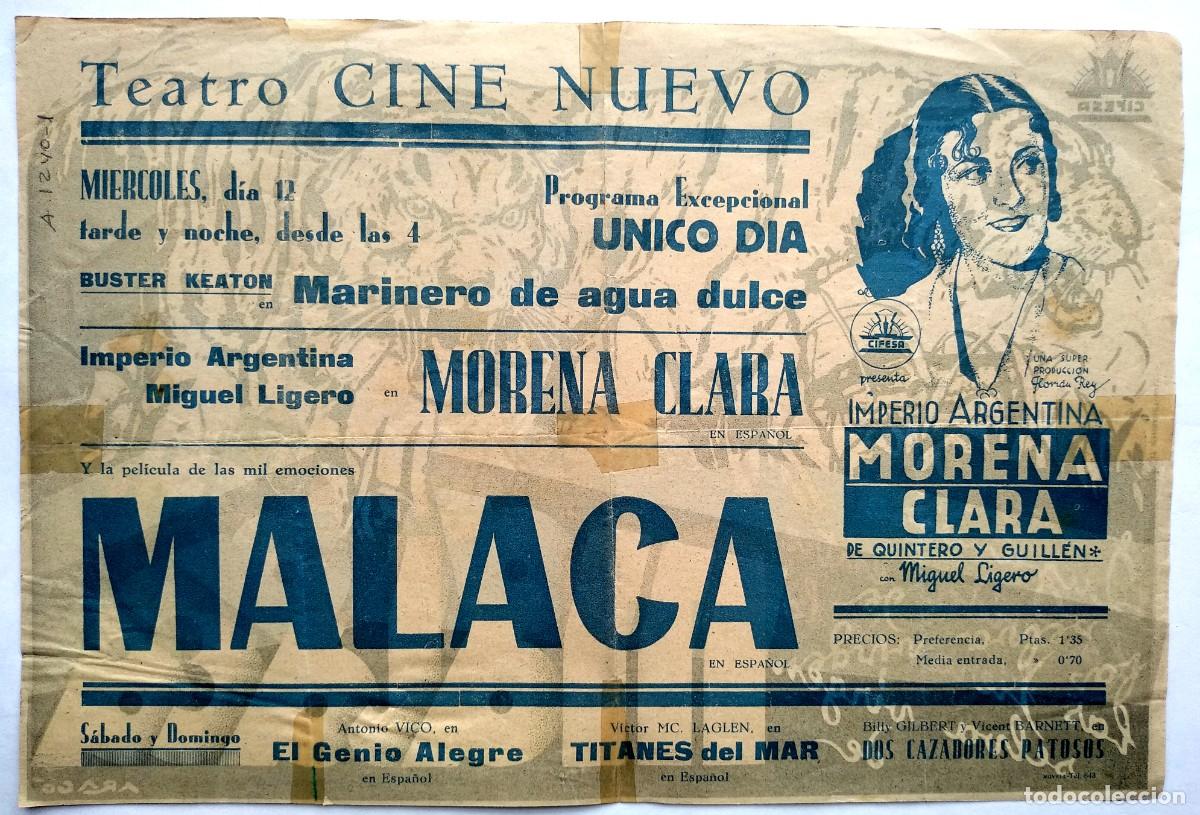 Cine: MALACA. 22,5 X 33,5 cms. - Foto 2