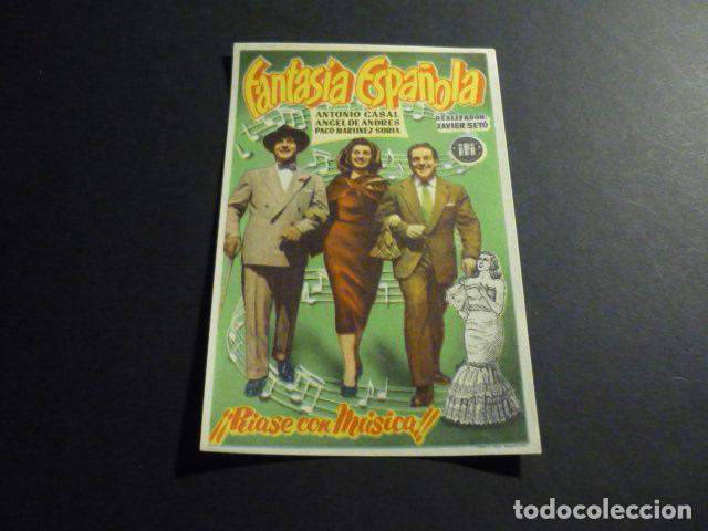 Cine: FANTASIA ESPA&Ntilde;OLA PROGRAMA DE MANO SIN PUBLICIDAD - Foto 1