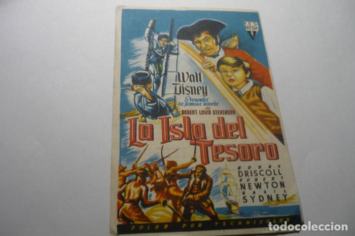 Cine: PROGRAMA LA ISLA DEL TESORO.-BOBBY DRISCOLL PUBLICIDAD - Foto 1