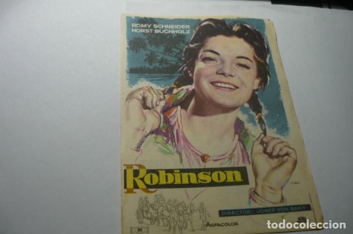 Cine: programa robinson. romy schneider publicidadkursaal reus - Foto 1
