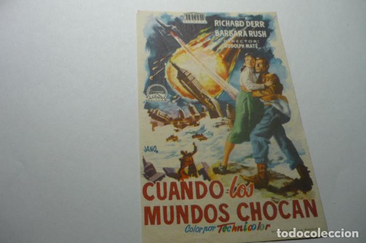 Cine: programa cuando los mundos chocan. barbara rush publicidad rozada- sama??
