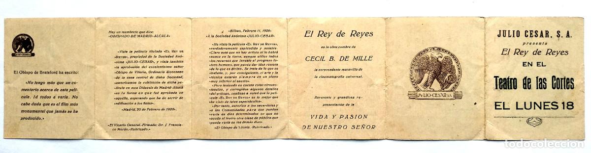 Cine: EL REY DE REYES, de Cecil B. de Mille. - Foto 1