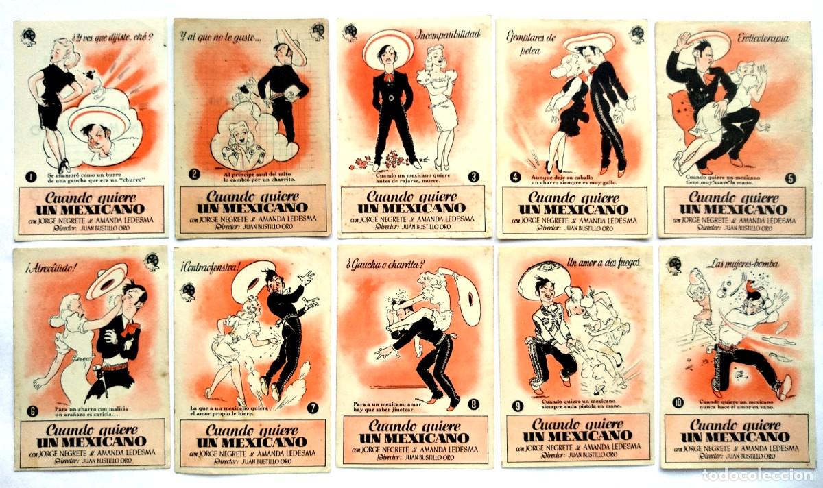Kino: CUANDO QUIERE UN MEXICANO, con Jorge Negrete. Colecci&oacute;n de 10 n&uacute;meros.