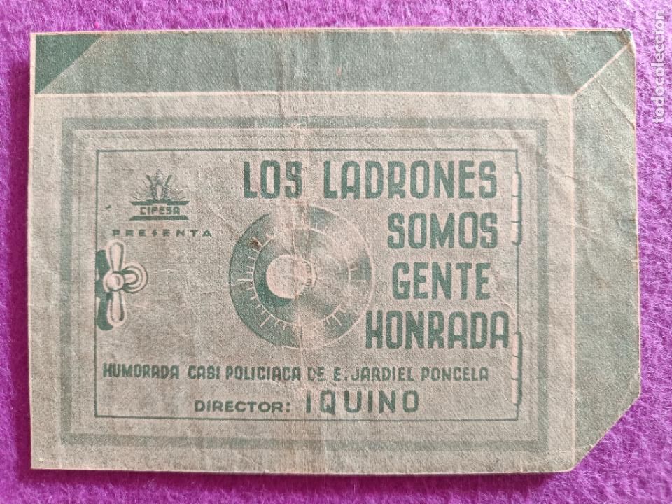 Cine: FOLLETO DE MANO PROGRAMA CINE LOS LADRONES SOMOS GENTE HONRADA AMPARITO RIVELLES CIFESA PM313