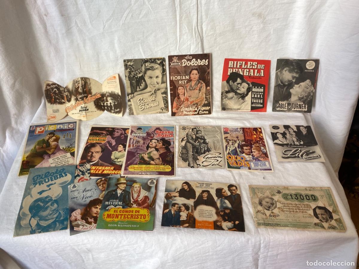 Cine: GRAN LOTE DE PROGRAMAS DE CINE ANTIGUOS. - Foto 9