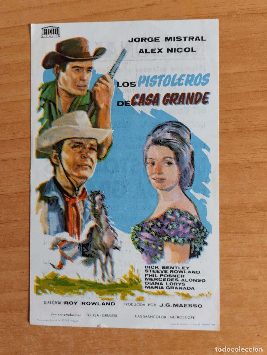 Cine: VERDE2-- PROGRAMA DE CINE - &uml; LOS PISTOLEROS DE CASA GRANDE ct - Foto 1