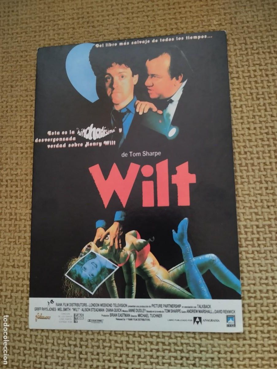 Cine: Folleto de mano cine. Wilt - Foto 1