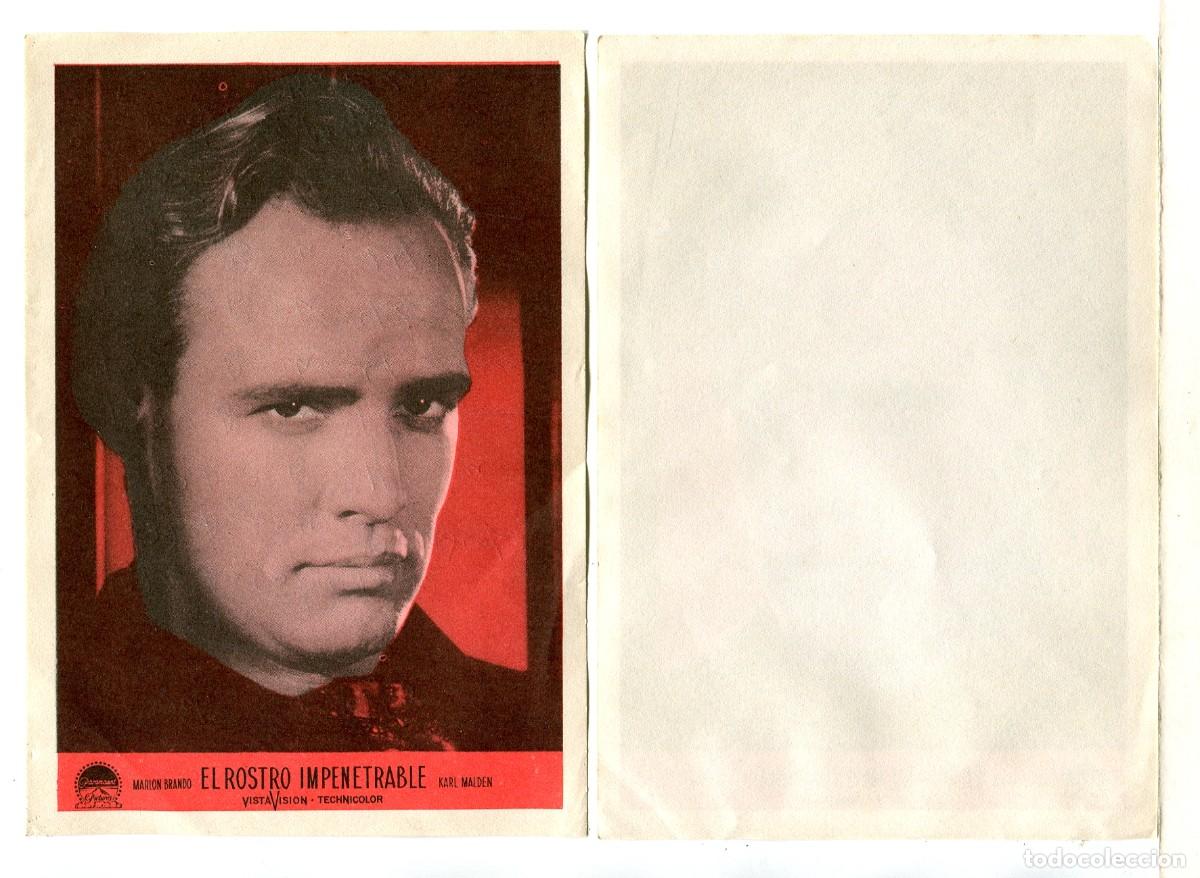 Cine: EL ROSTRO IMPENETRABLE, con Marlon Brando. - Foto 1