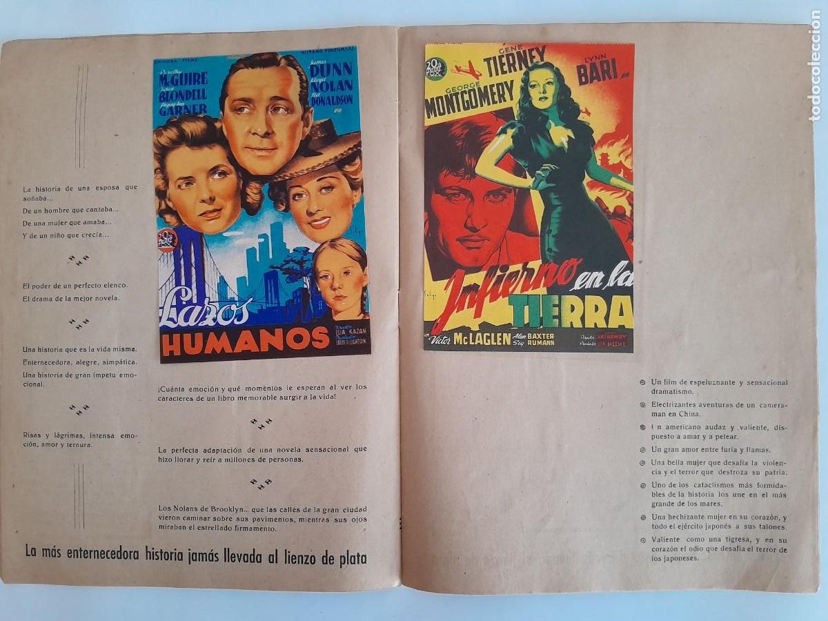 Cine: REVISTA PROYECCIONES CON PROGRAMAS MANO INTERIOR ILUSTRA SOLIGO RV - Foto 7