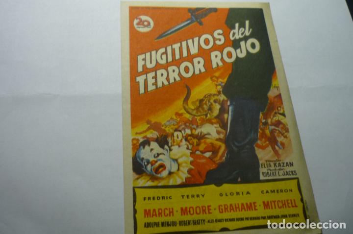 Cine: programa fugitivos del terror rojo.-fredric march .- - Foto 1