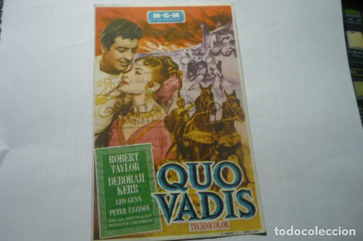 Cine: programa quo vadis.-robert taylor &iexcl;&iexcl;sello cine moderno sta.barbara&iexcl;&iexcl;&iexcl; - Foto 1